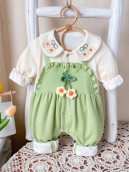 Lilly green romper