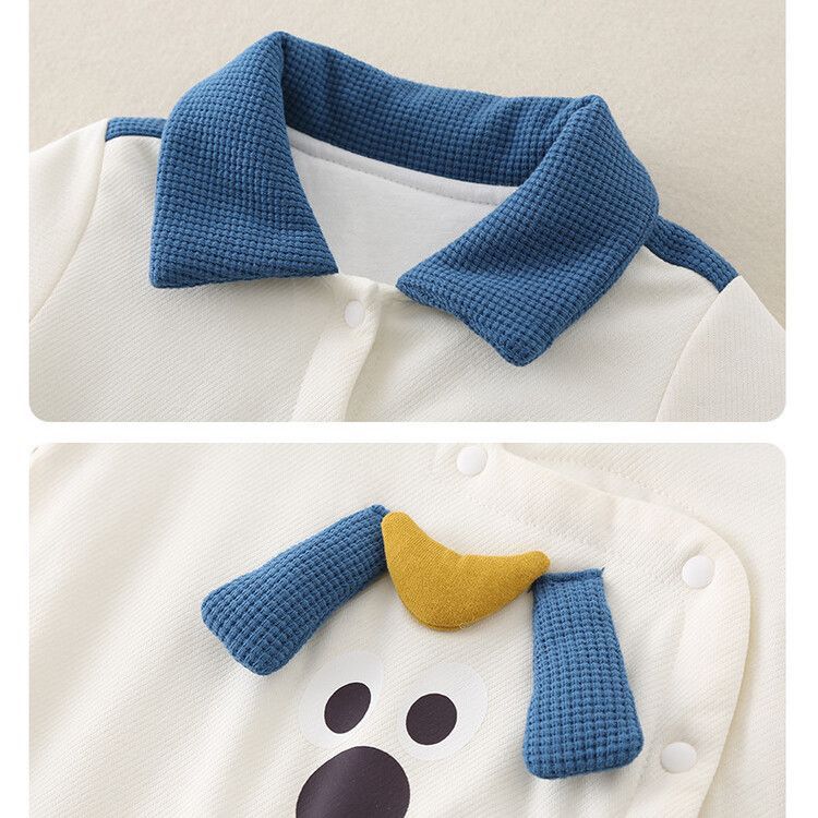 Fleece lined dog romper