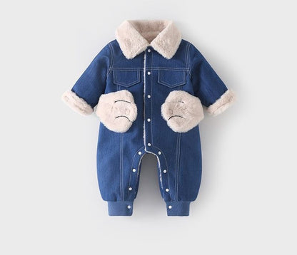 Super Cozy Romper with Detachable Dog