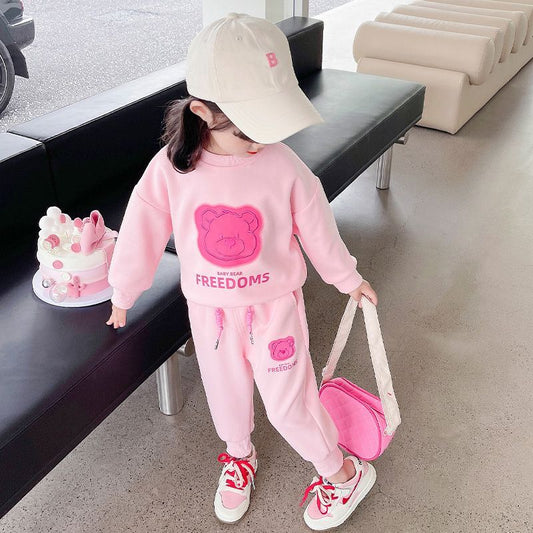 Cute kitty track suit