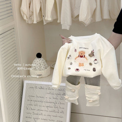 Warm teddy comfortable 2pc set