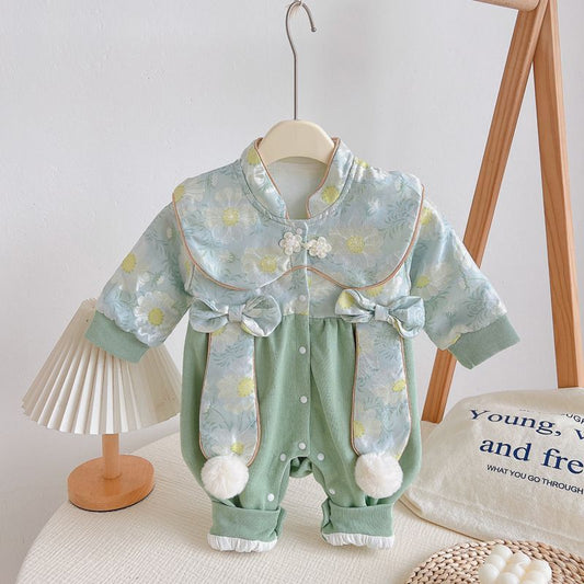 Petite pom pom romper