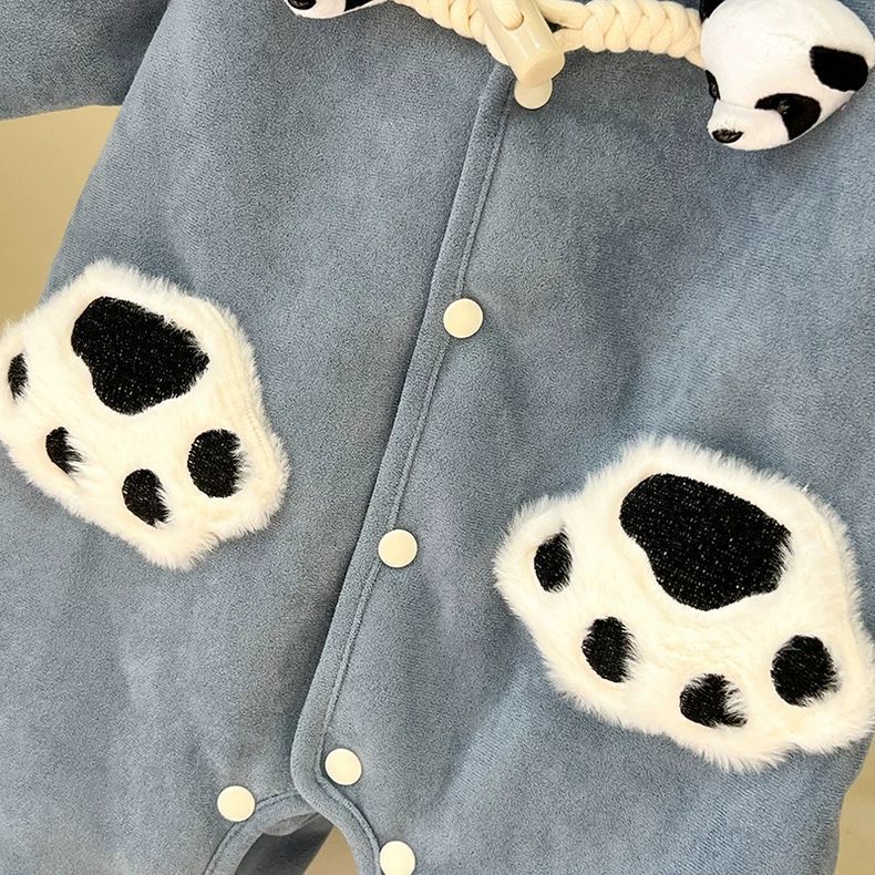 Super warm paw romper