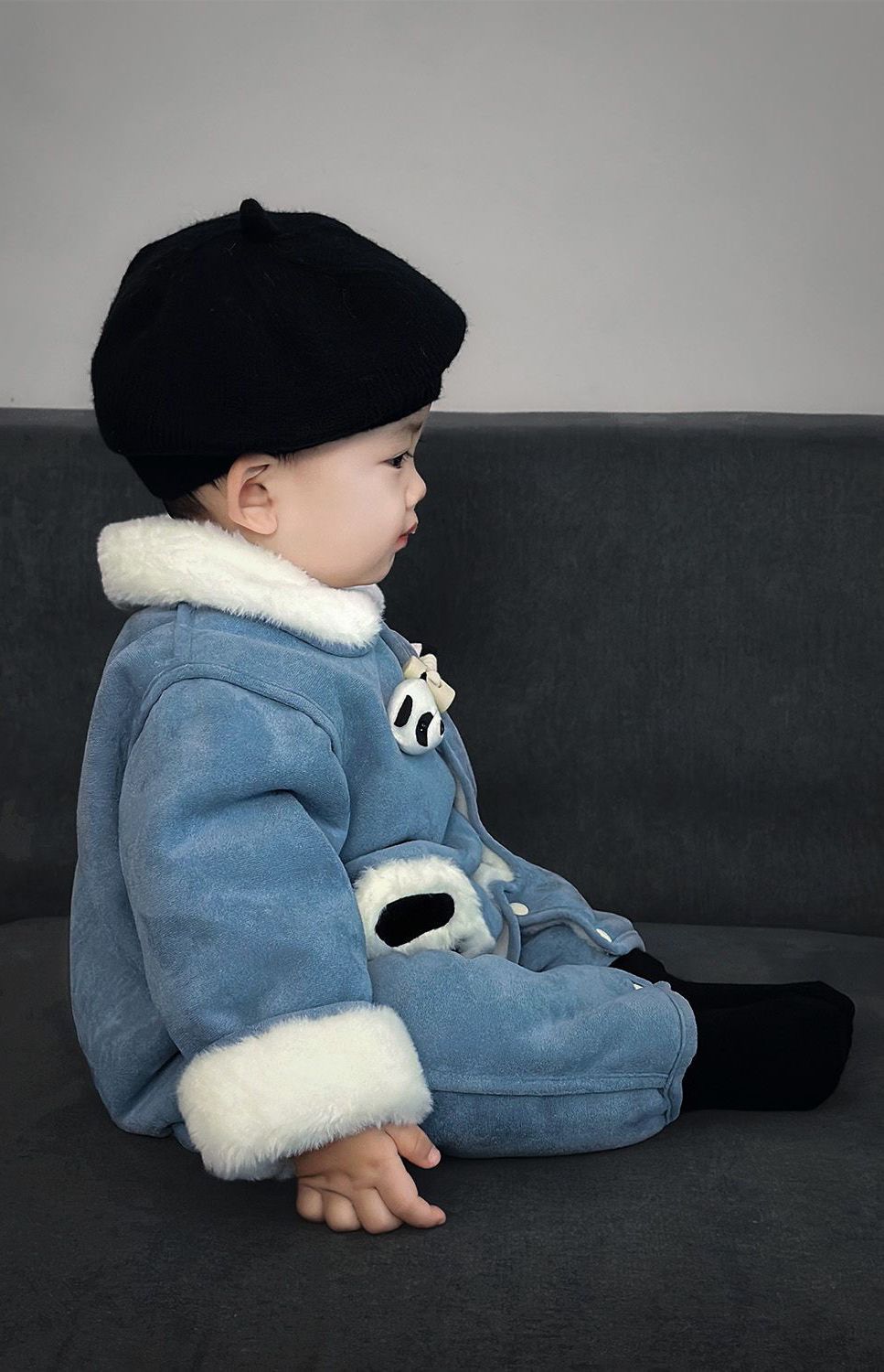 Super warm paw romper