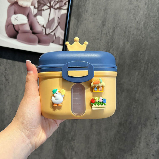 Yellow and Blue Duck Container