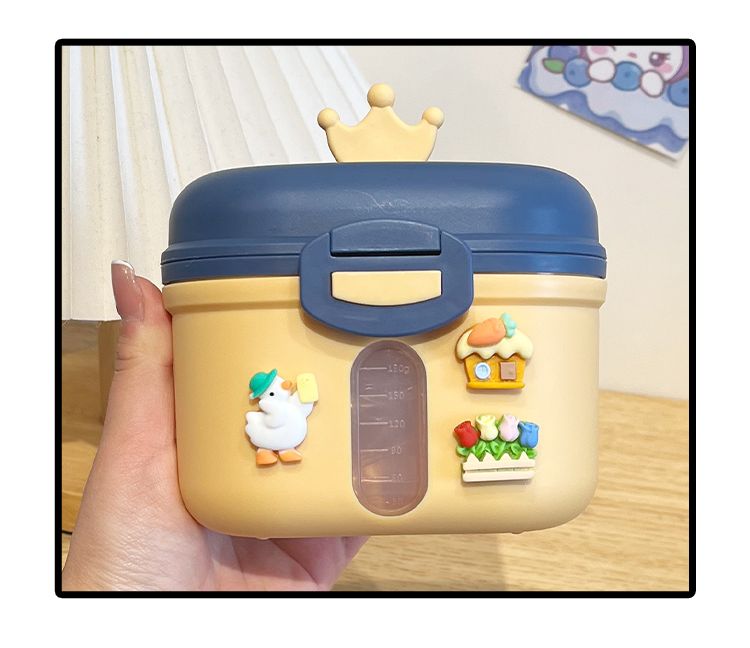 Yellow and Blue Duck Container