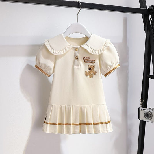 Elegance in White Teddy Frock