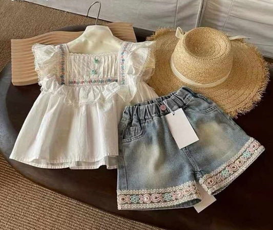Cotton Top and short set