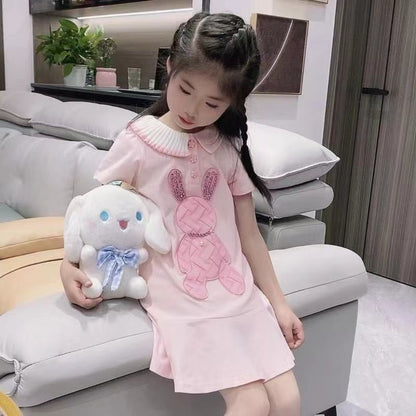 Pinky Teddy T shirt Dress