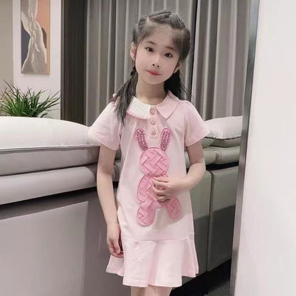 Pinky Teddy T shirt Dress