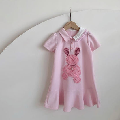 Pinky Teddy T shirt Dress