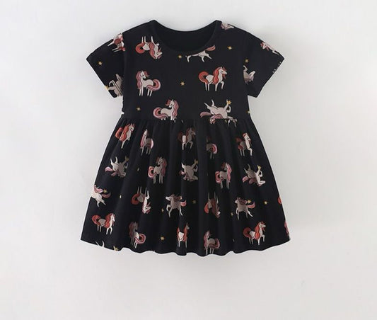 Black Unicorn Frock