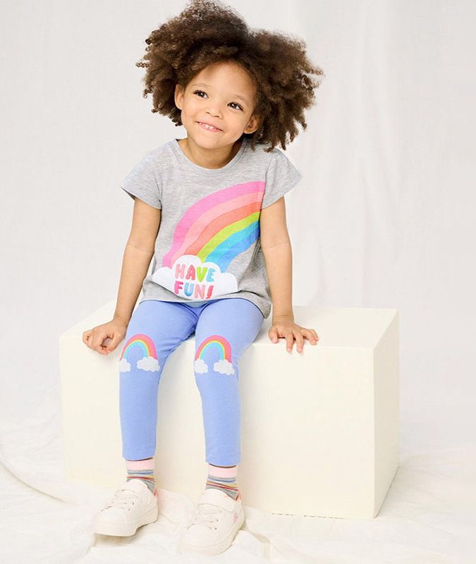 2 PC SET RAINBOW THEME SET