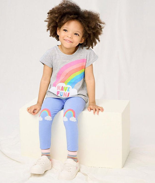 2 PC SET RAINBOW THEME SET