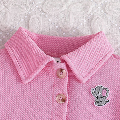 2 pc cute elephant Frock set