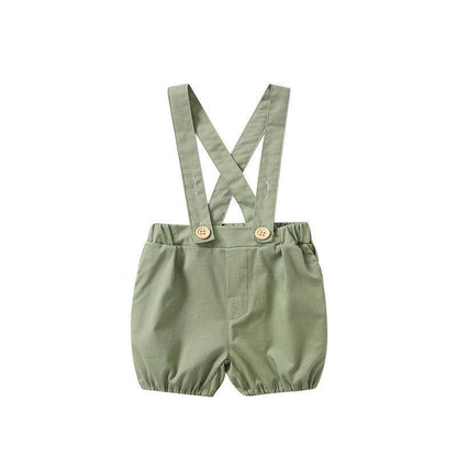 Dungaree 2 pc set with Bow tie