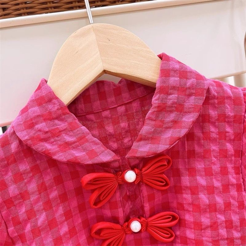 Cotton skirt top set