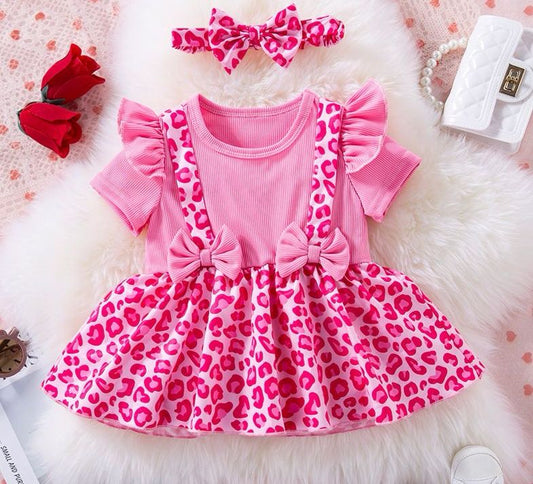 Cotton Candy Dreams (2pc set Frock and hairband)