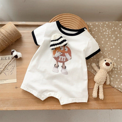 Smart M with attached hat romper