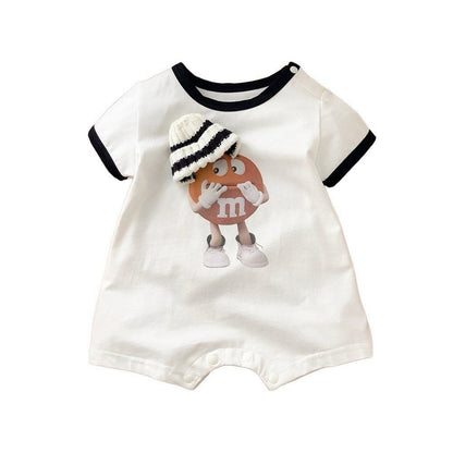 Smart M with attached hat romper