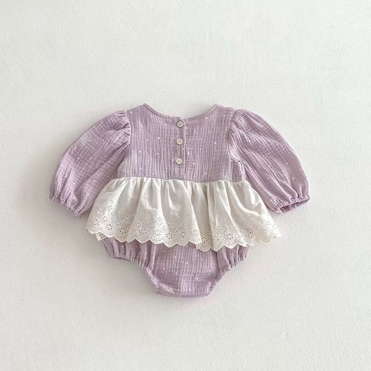 Lavender Pastel Baby Outfit