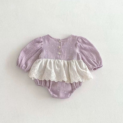 Lavender Pastel Baby Outfit