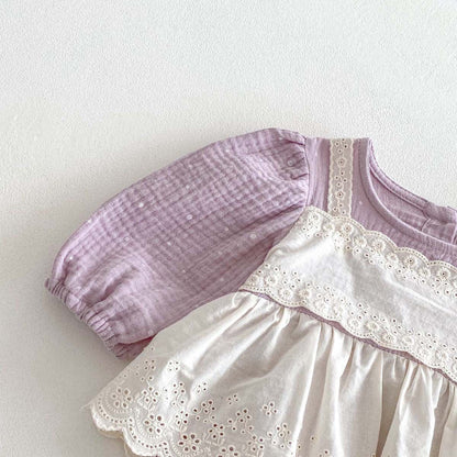 Lavender Pastel Baby Outfit