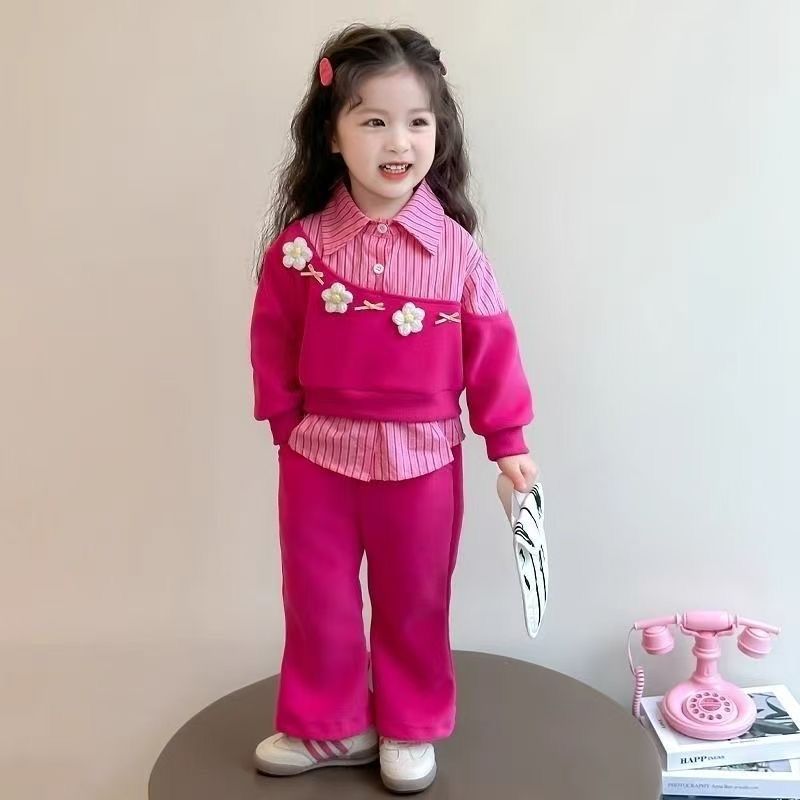 Pink pastel flower set (2pc set)