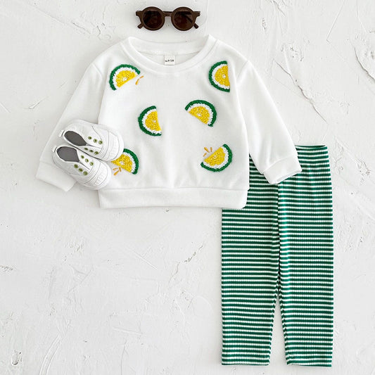Lime Loving kid outfit 2pc
