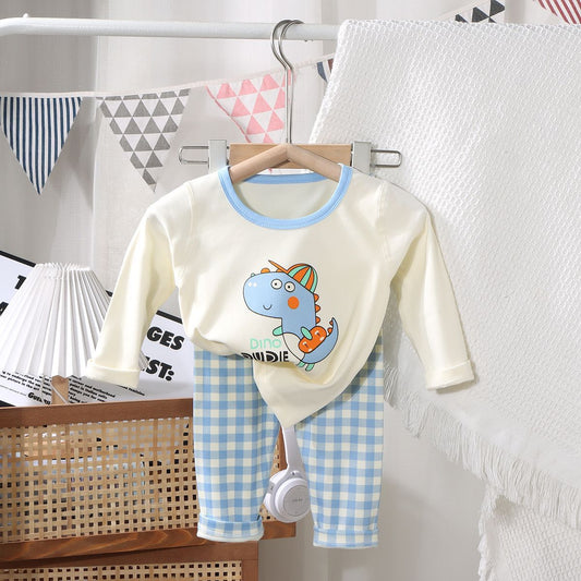 Blue Dino Buddy Dress