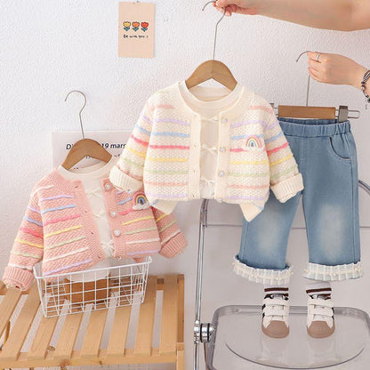 Rainbow Stripe Dress