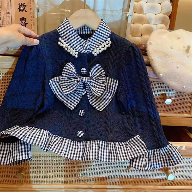 Navy Bow Delight