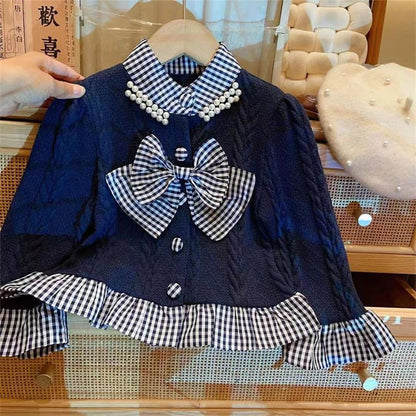 Navy Bow Delight