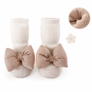 Soft Baby Sock Shoes with Bow