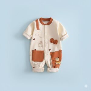 Teddy Hug Dungaree Romper