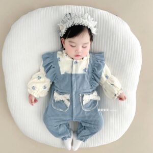 Little Bluebell Ruffle Romper