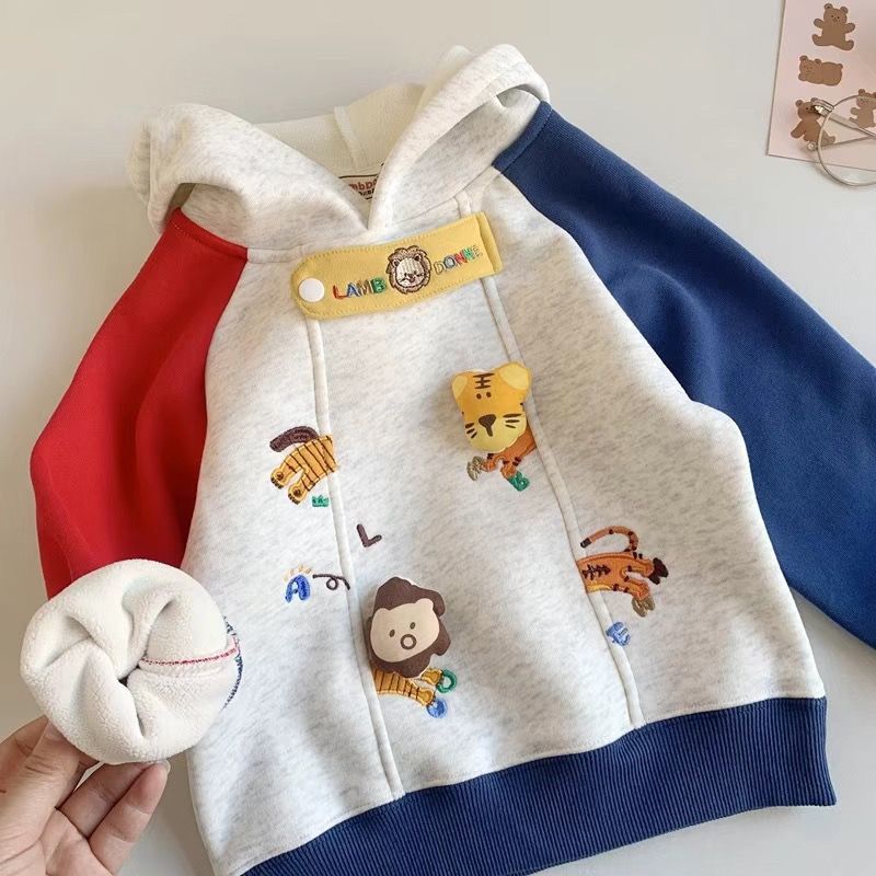 Little Explorer Animal Hoodie