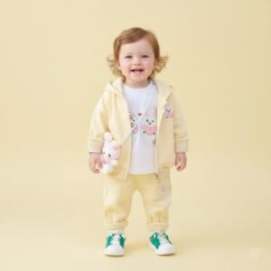 Yellow Kitty 4 pc Set