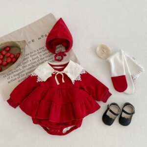 Little Red Lace Darling Set
