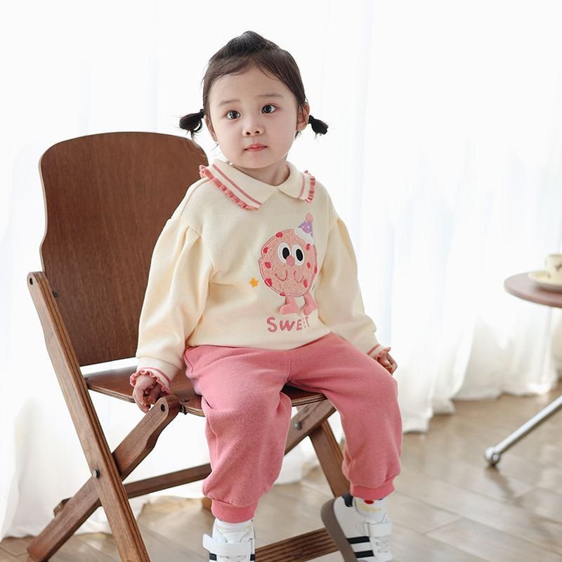 Baby Girl Sweet Cupcake Embroidered set - Image 3