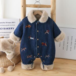 Teddy Print Jumpsuit ROMPER