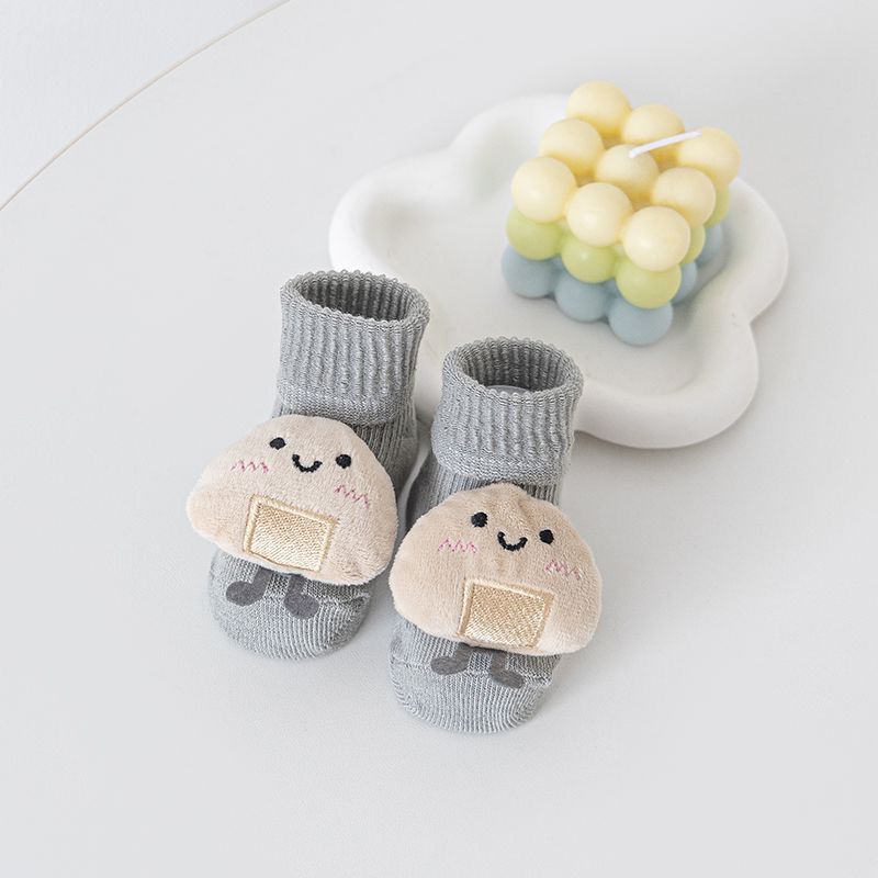 Cute Mushroom Face Baby Socks