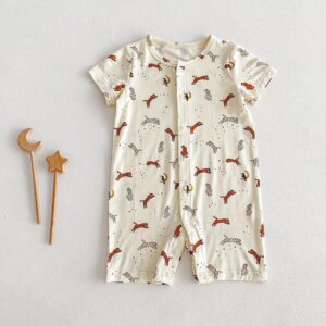 Playful Puppy Parade Baby ROMPER