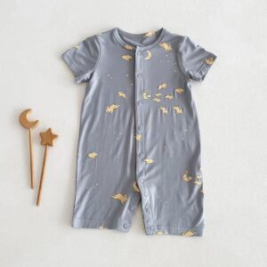 Sleepy Bunny Moon Baby Romper