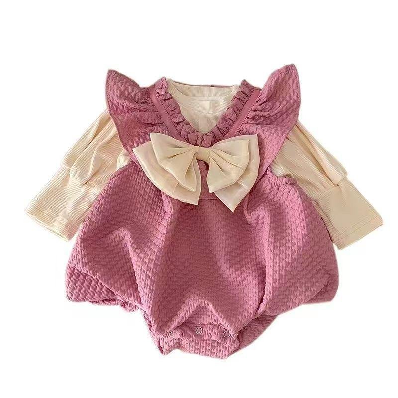 Rosy Bow Dream Romper 2 pc Set - Image 3