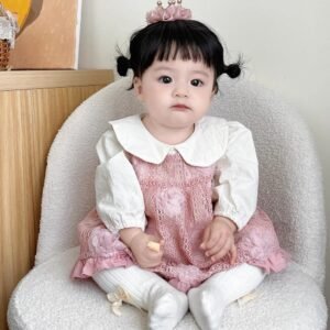 Rosy Petal Princess Dress