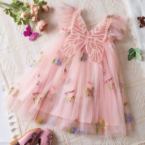 Blush Butterfly Fairy Dress