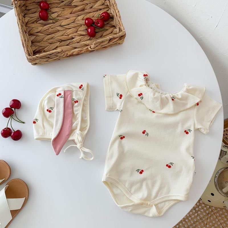 Cherry Cream Baby Set