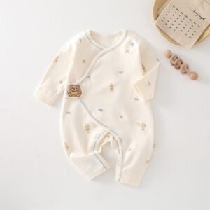Teddy Cloud Wrap Romper
