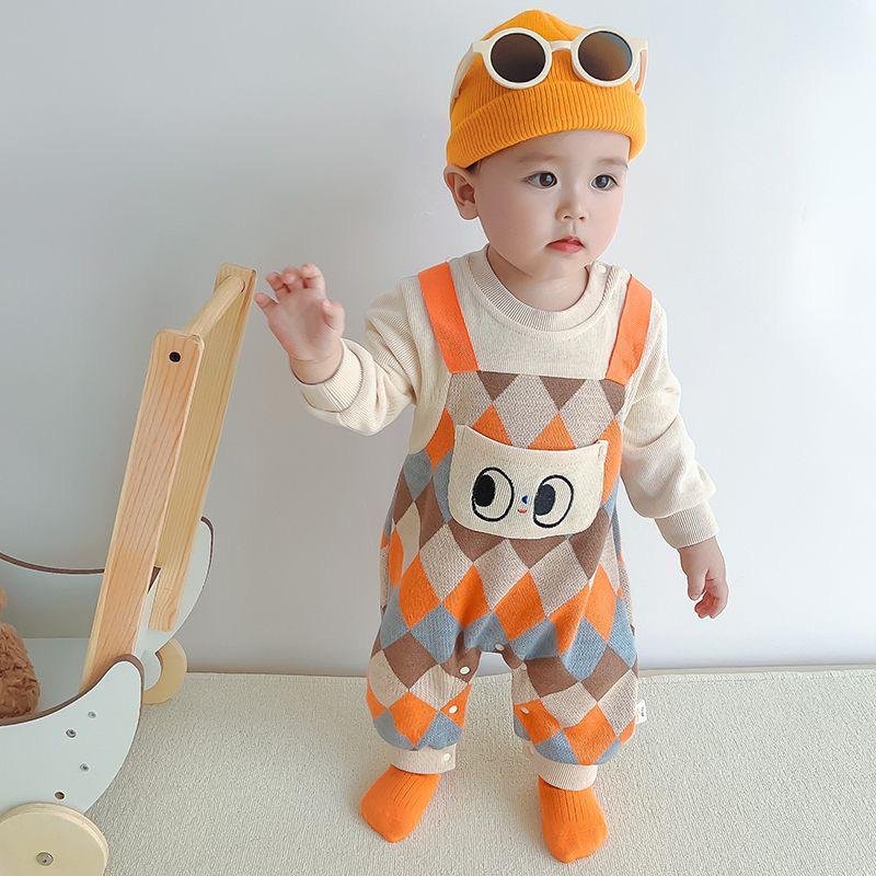 Peekaboo Argyle Romper